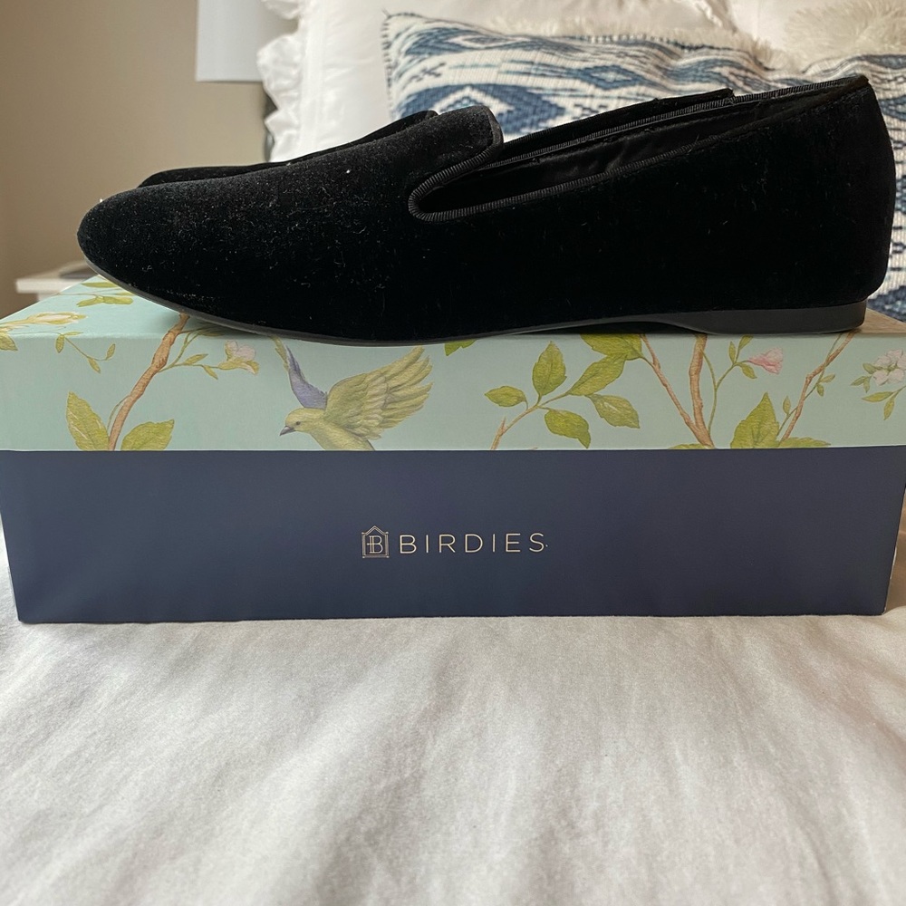 Black Birdies Flats